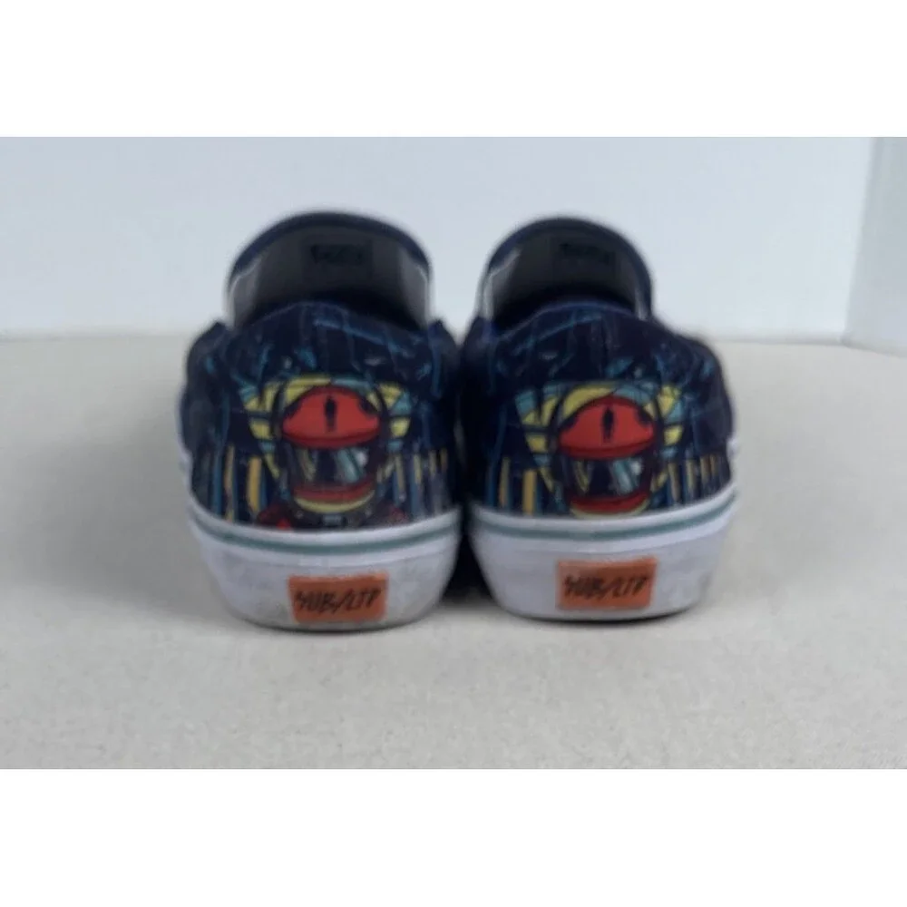SUB LTD Tyler Stout NASA Space Shuttle Slip On Canvas Sneakers Mens 10.5 Skate